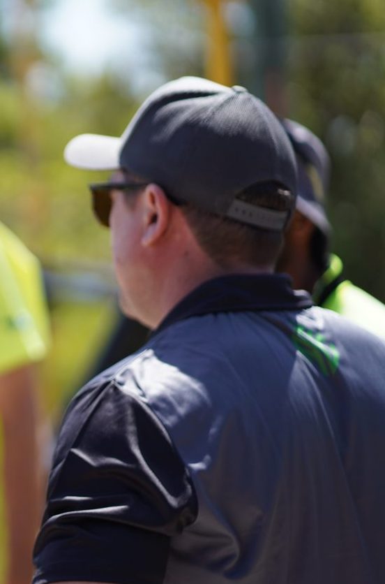 Equipment check on a vegetation management contract